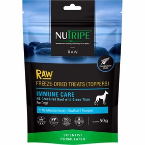 Nutripe Raw Immune Care Beef With Green Tripe Freeze-Dried Dog Treats (Toppers) 50g chicken fence goat pen animal fencing electric fencing portable livestock fence