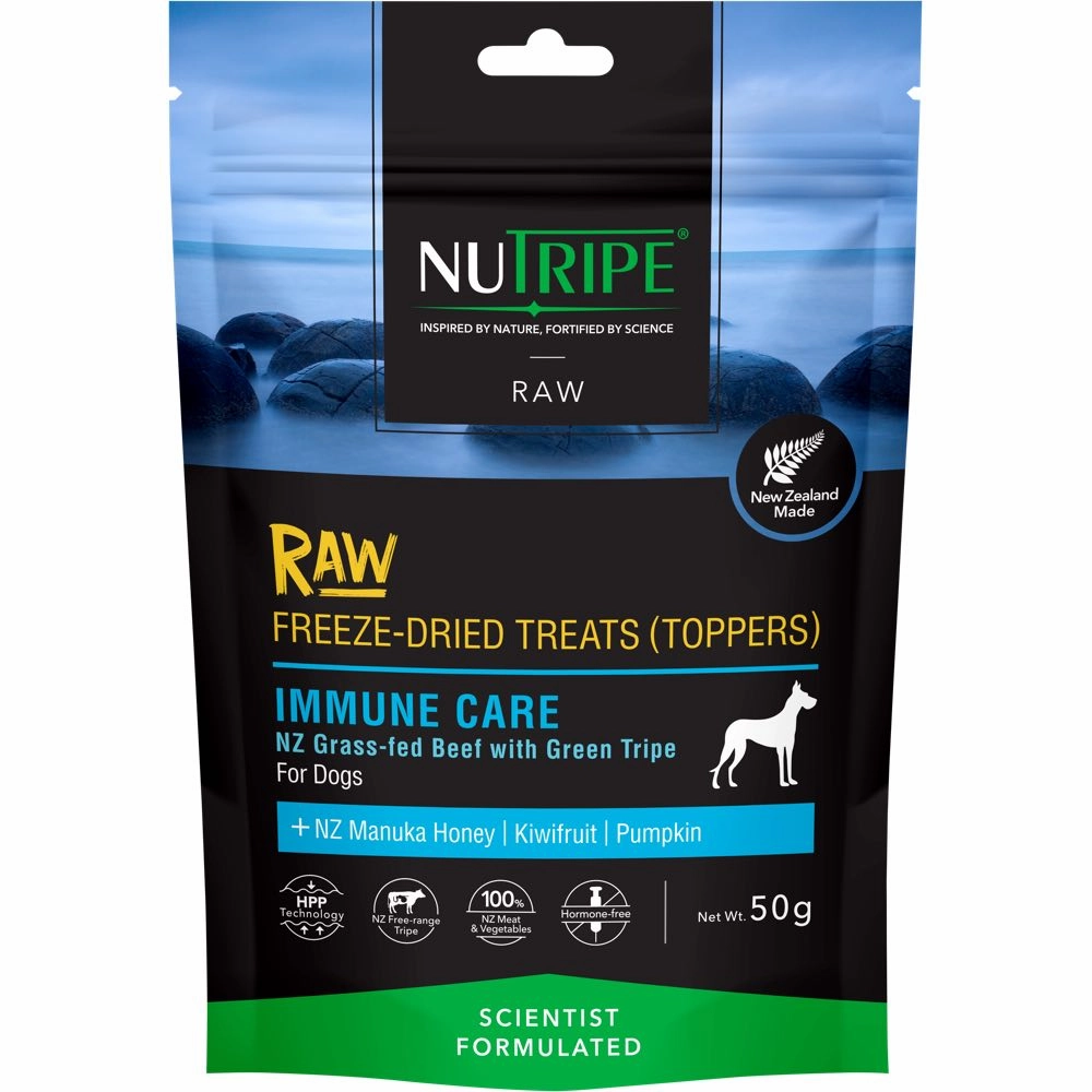 Nutripe Raw Immune Care Beef With Green Tripe Freeze-Dried Dog Treats (Toppers) 50g chicken fence goat pen animal fencing electric fencing portable livestock fence