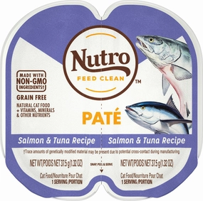Nutro Perfect Portions Grain-Free Salmon & Tuna Recipe Cat Food Trays cat calming diffuser cat stress relief anxiety cat treats cat relaxing spray pet mood aid
