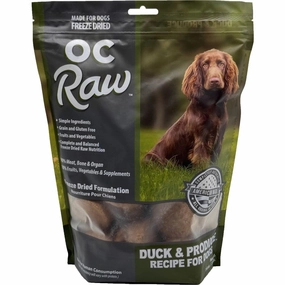 OC Raw Duck & Produce Grain-Free Freeze-Dried Raw Dog Food 14oz dog supplies dog food toys accessories dog bed