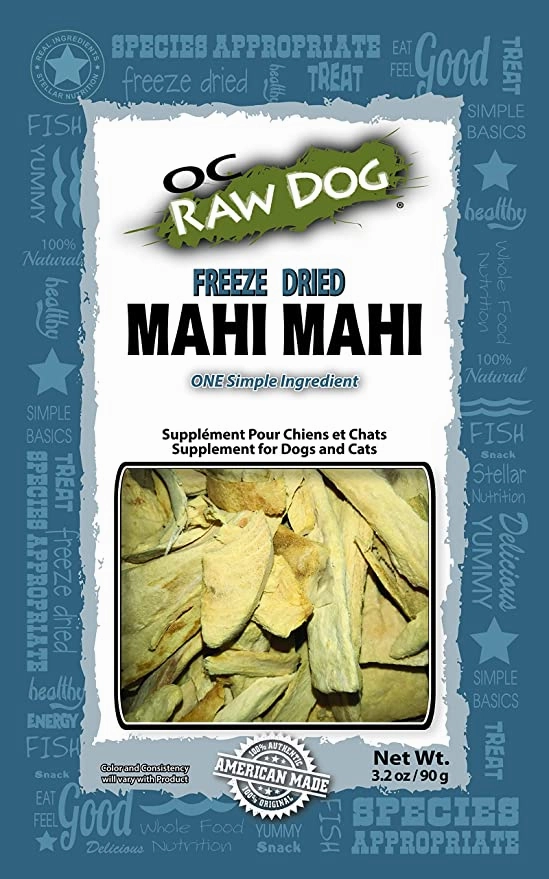 OC Raw Freeze-Dried Treats - Mahi Mahi 3.2oz Bag goat vitamins sheep health poultry medicine livestock supplement animal wellness