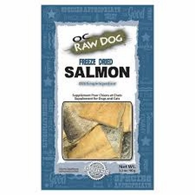 OC Raw Freeze-Dried Treats - Salmon 3.2oz Bag goat vitamins sheep health poultry medicine livestock supplement animal wellness
