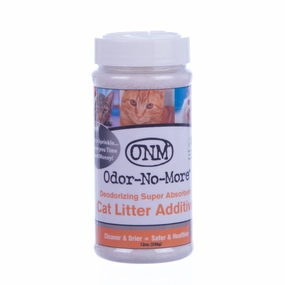 Odor-No-More Litter Additive, 12.5 oz cat beds cat scratching post cat shampoo cat tunnel cat brush