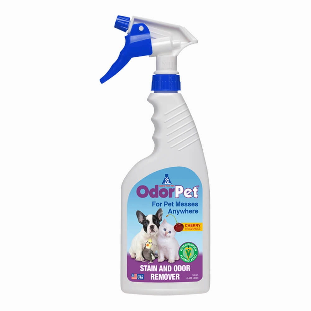 OdorPet Carpet and Floor Stain Remover with Sprayer, 16 oz cat climbing tree cat hammock cat steps cat grooming kit cat safety gate