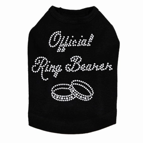 Official Ring Bearer Rhinestone Dog Tank treats for dogs dog biscuits dog reward treats organic dog snacks natural dog biscuits