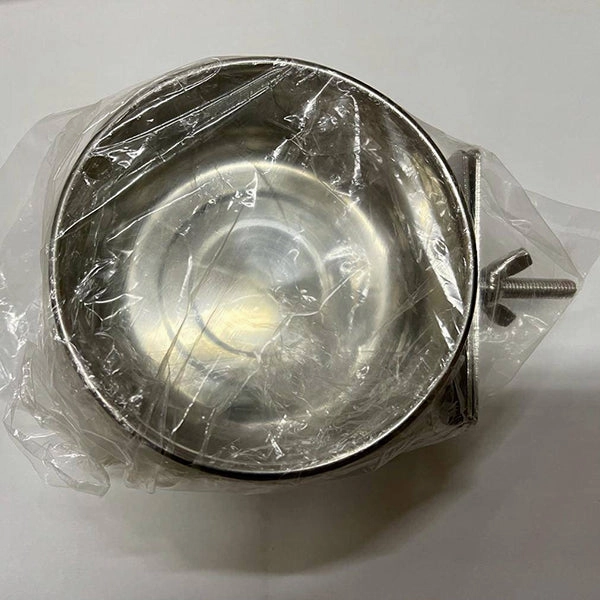 Ohmypet Stainless Steel Hanging Bowl D10cm bird cage parrot food bird toys bird perch bird treats