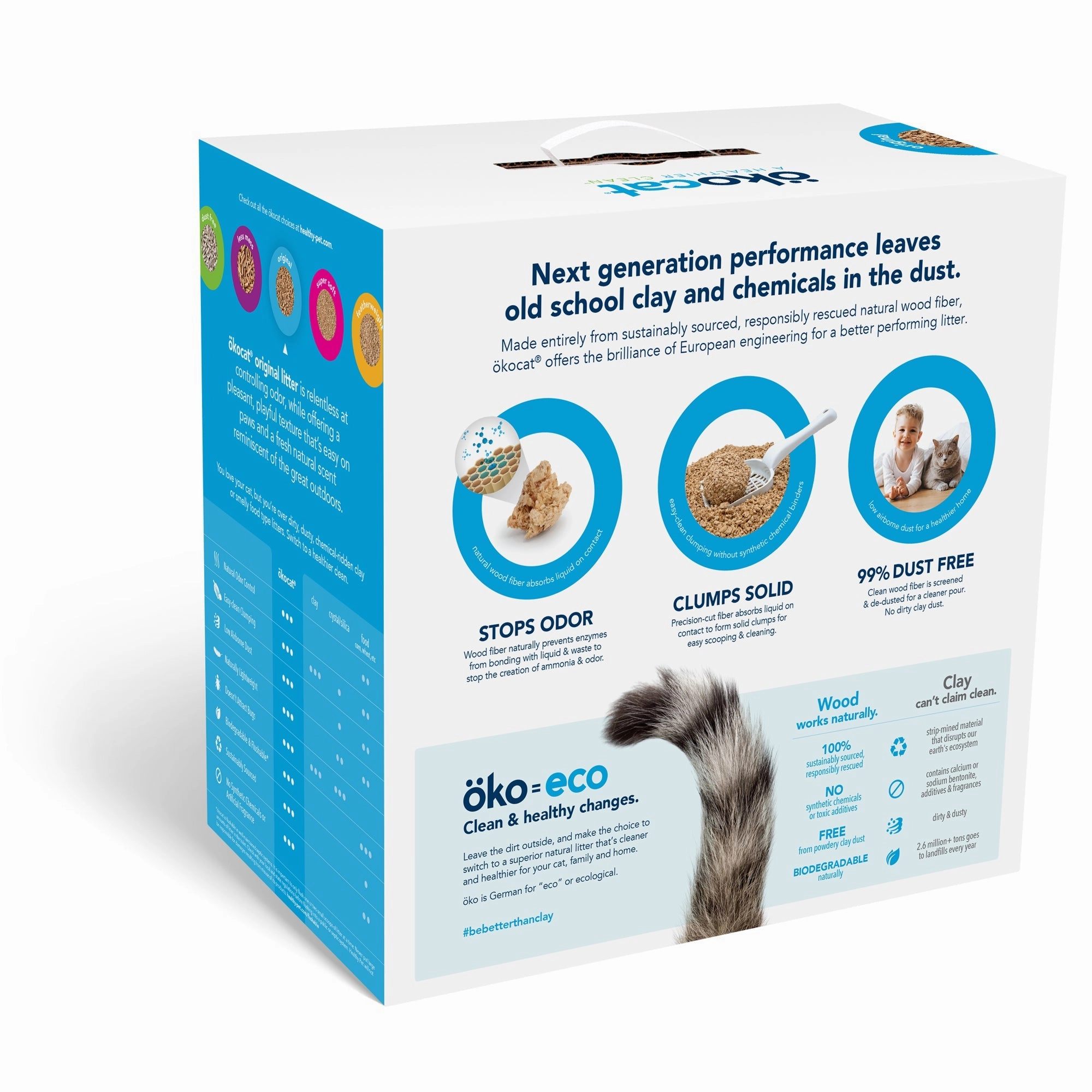 OKO Cat Wood Clump Litter