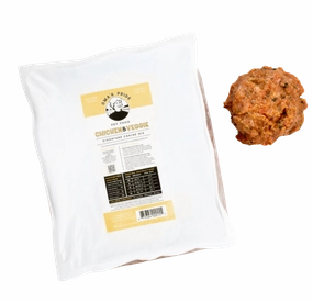 Oma's Pride Frozen Raw Signature Mix Chicken & Veggie 5lb Block livestock health goat wellness poultry spray cattle health aid goat nutrition