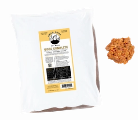 Oma's Pride Frozen Raw Woof Complete Canine Chicken Recipe 4lb Block livestock health goat wellness poultry spray cattle health aid goat nutrition