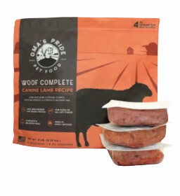 Oma's Pride Frozen Raw Woof Complete Canine Lamb Recipe 6lb Bag livestock health goat wellness poultry spray cattle health aid goat nutrition