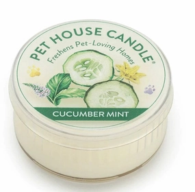 One Fur All Mini Candle Cucumber Mint dog pain relief hip joint supplement senior dog care pet arthritis aid dog skin supplement