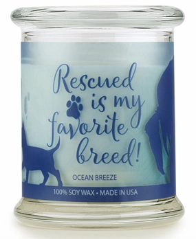 One Fur All Pet House 9oz Candle - Ocean Breeze dog pain relief hip joint supplement senior dog care pet arthritis aid dog skin supplement