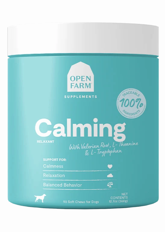 Open Farm Dog Supplement Chews Calming 90ct