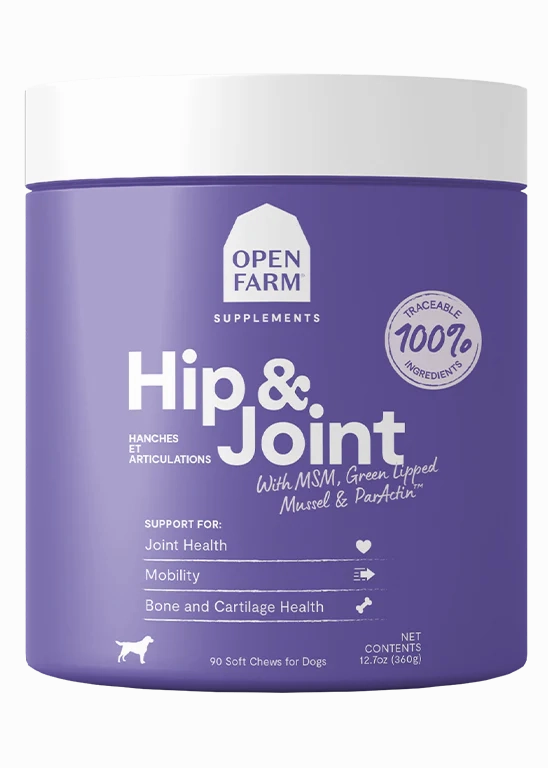 Open Farm Dog Supplement Chews Hip & Joint 90ct