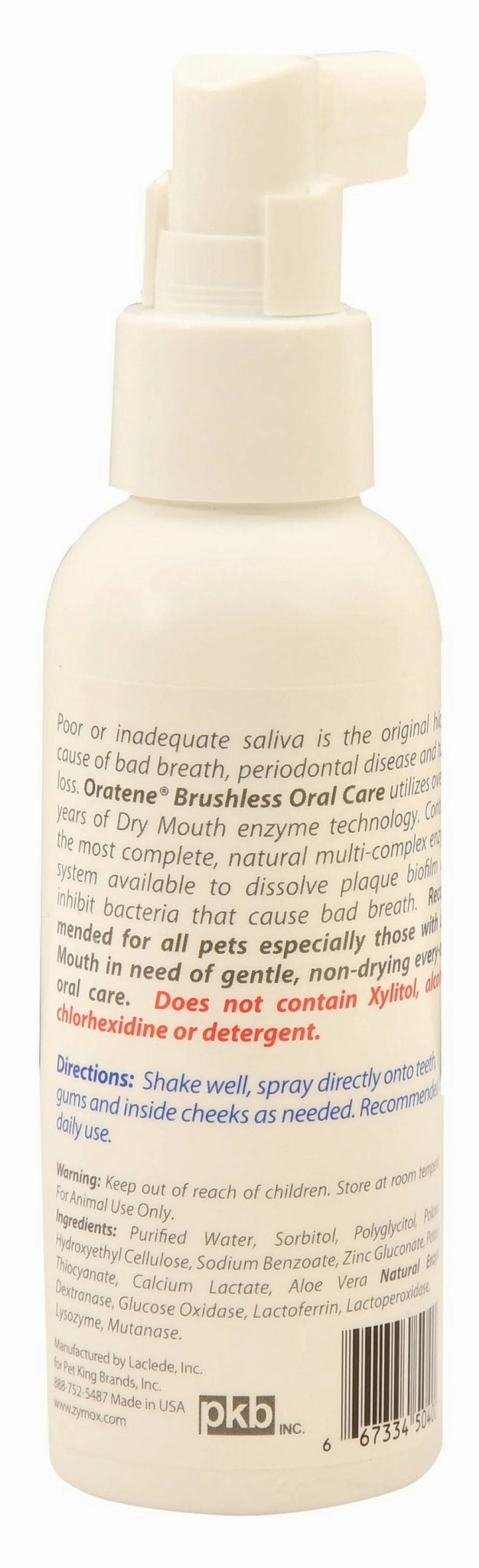 Oratene Brushless Breath Freshener, 4 oz