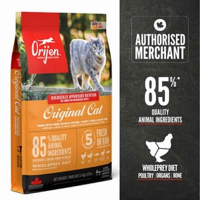 ORIJEN Original Adult Grain-Free Dry Cat Food kitten food wet kitten food kitten milk kitten treats grain free kitten food