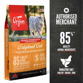 ORIJEN Original Adult Grain-Free Dry Cat Food natural cat food soft cat treats freeze dried cat food organic cat treats indoor cat food