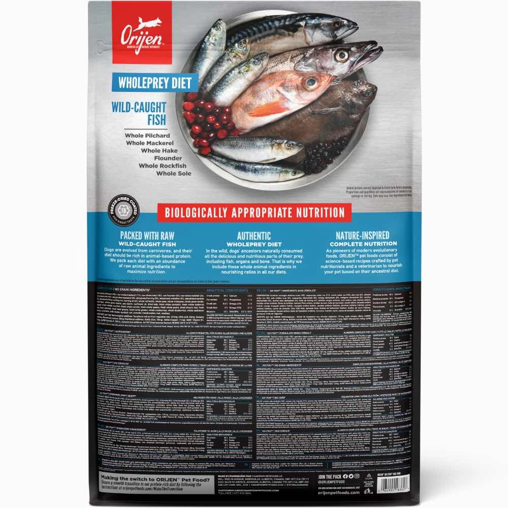 ORIJEN Six Fish Grain-Free Dry Dog Food