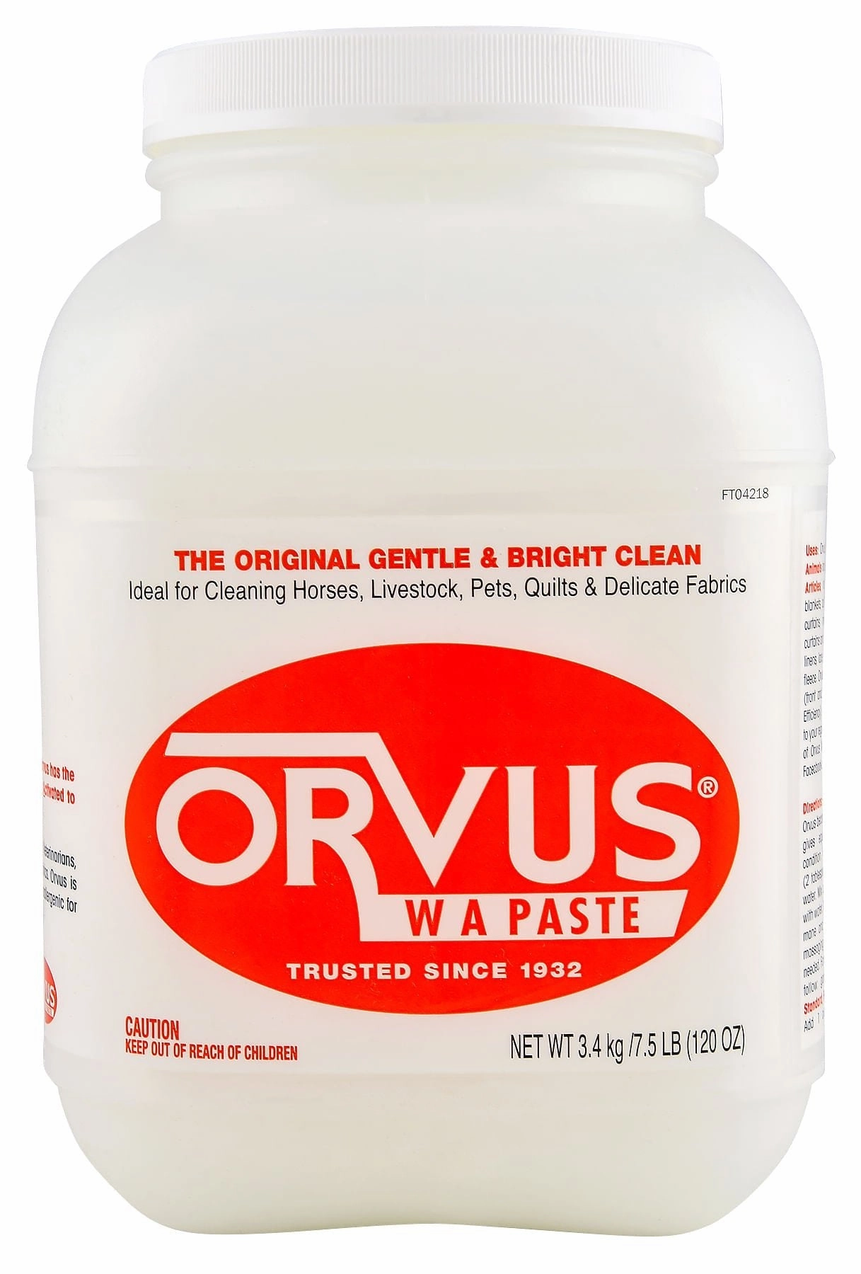 Orvus W.A. Paste chicken supplies backyard chicken coop accessories poultry food chicken vitamins