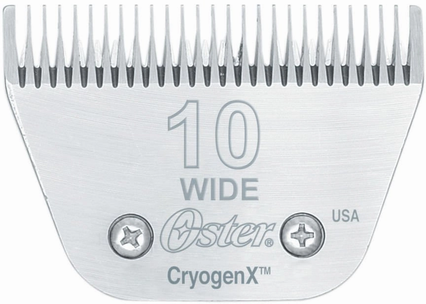 Oster Size 10 Wide CryogenX Blades cat grooming cat shampoo cat conditioner cat comb cat grooming glove