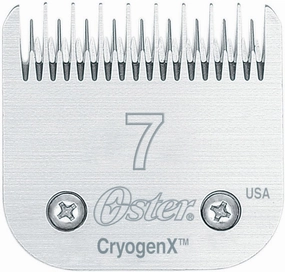 Oster Size 7 CryogenX Blades cat grooming cat shampoo cat conditioner cat comb cat grooming glove