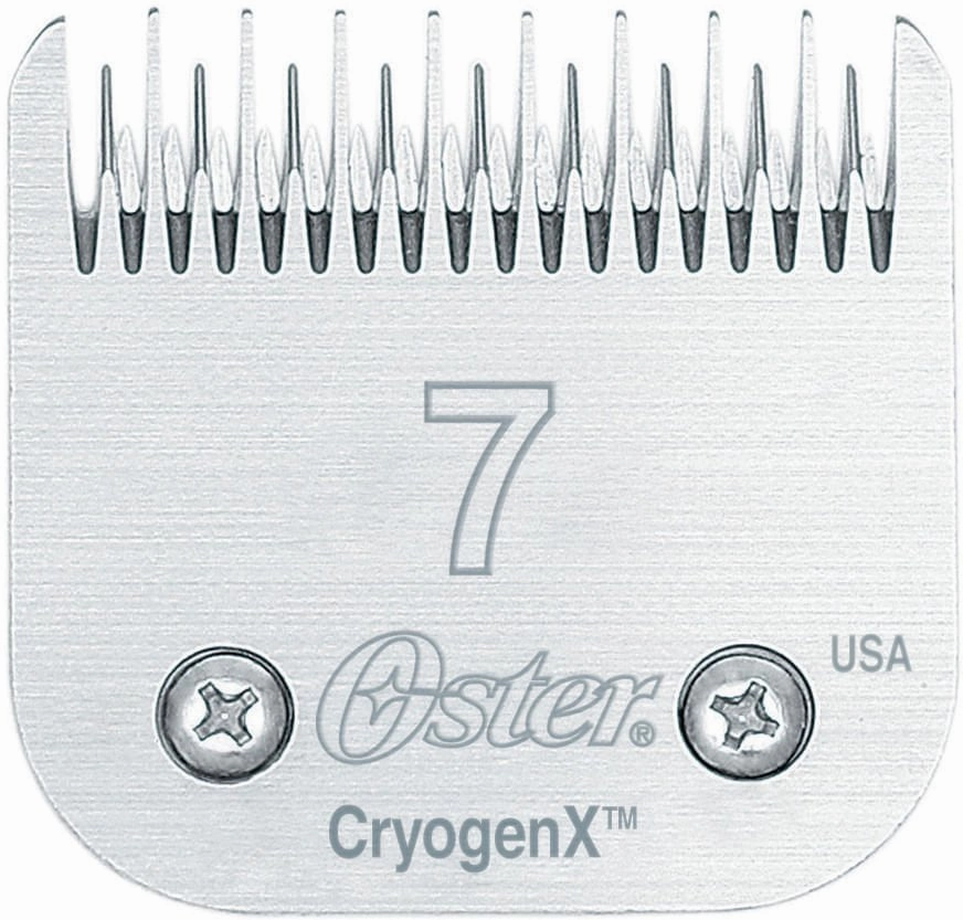 Oster Size 7 CryogenX Blades cat grooming cat shampoo cat conditioner cat comb cat grooming glove
