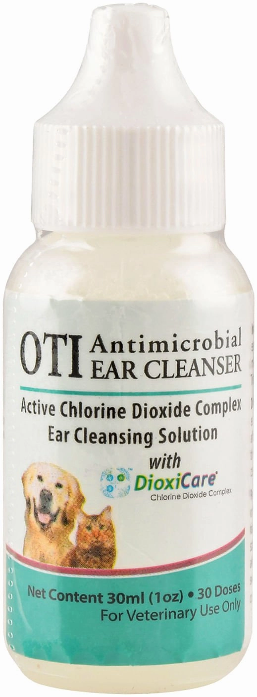 OTI Antimicrobial Ear Cleanser, 1 oz cat grooming cat shampoo cat conditioner cat comb cat grooming glove