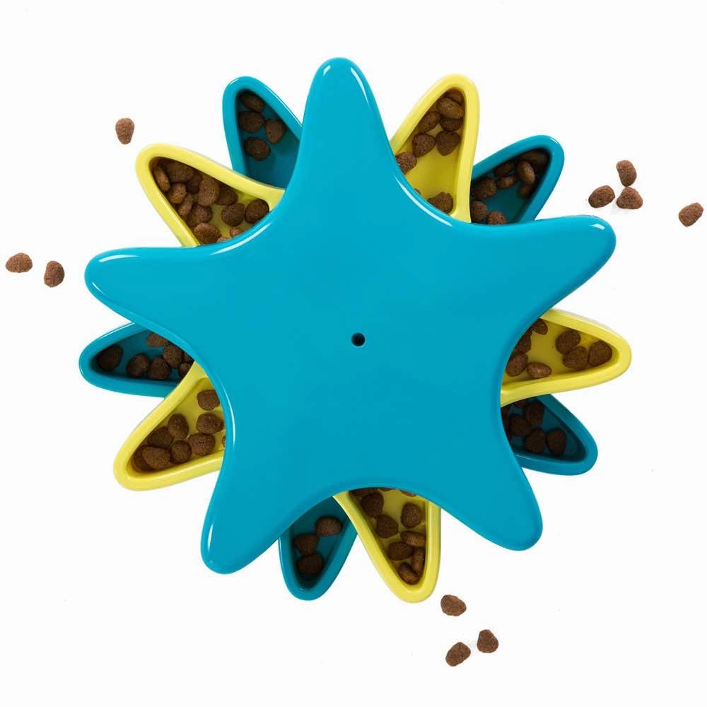 Outward Hound Star Spinner Treat-Hiding Puzzle Dog Toy dog harness dog training collar dog safety vest dog seatbelt dog ID tag