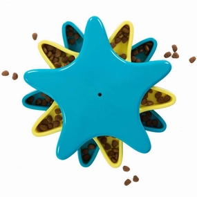 Outward Hound Star Spinner Treat-Hiding Puzzle Dog Toy dog harness dog training collar dog safety vest dog seatbelt dog ID tag