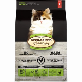 Oven-Baked Tradition Chicken Kitten Dry Cat Food 2.5lb kitten food wet kitten food kitten milk kitten treats grain free kitten food