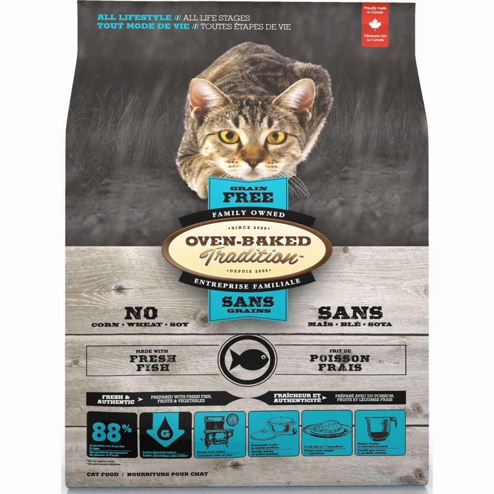 Oven-Baked Tradition Fish Grain Free Dry Cat Food pet health pet wellness pet pain relief pet probiotic pet calming