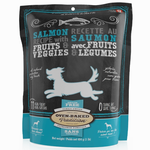 Oven-Baked Tradition Grain-Free Salmon with Fruits & Vegetables Dog Treats