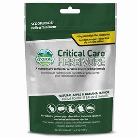 Oxbow Critical Care Apple Banana 141g puppy starter kit puppy crate puppy collar puppy pee pad puppy food