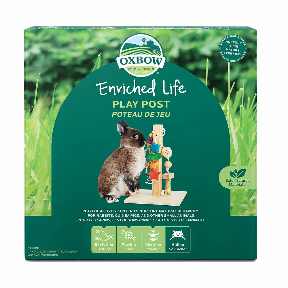 Oxbow Enriched Life Play Post puppy starter kit puppy crate puppy collar puppy pee pad puppy food
