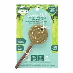 Oxbow Enriched Life Timothy Lollipop Apple kitten health kit kitten booster vitamins kid cat immune kitten digestion kitten omega 3
