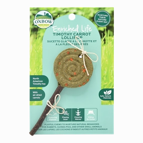 Oxbow Enriched Life Timothy Lollipop Carrot kitten health kit kitten booster vitamins kid cat immune kitten digestion kitten omega 3