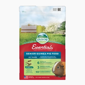 Oxbow Essentials - Senior Guinea Pig Food 4lb hamster food guinea pig food rabbit hay rodent treats mouse food