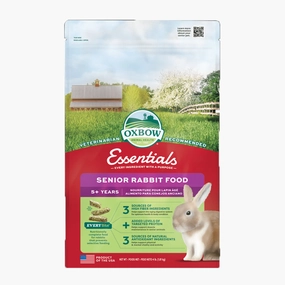 Oxbow Essentials - Senior Rabbit Food 4lb hamster food guinea pig food rabbit hay rodent treats mouse food