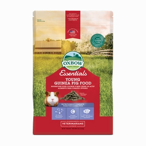 Oxbow Essentials - Young Guinea Pig Food 5lb hamster food guinea pig food rabbit hay rodent treats mouse food
