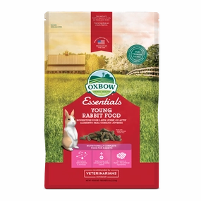 Oxbow Essentials - Young Rabbit Food 10lb hamster food guinea pig food rabbit hay rodent treats mouse food