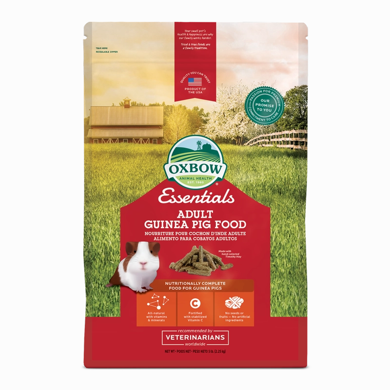 Oxbow Essentials Adult Guinea Pig Food 5lb cat vitamins cat digestive aid cat immune support cat joint supplement cat skin supplement