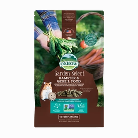Oxbow Garden Select Hamster & Gerbil Food 1.5lb hamster food guinea pig food rabbit hay rodent treats mouse food