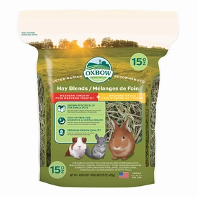 Oxbow Hay Blends Western Timothy & Orchard Grass 15oz puppy starter kit puppy crate puppy collar puppy pee pad puppy food