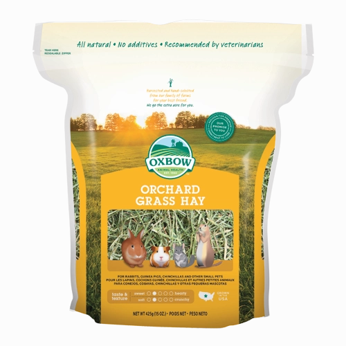 Oxbow Orchard Grass Hay 15oz cat vitamins cat digestive aid cat immune support cat joint supplement cat skin supplement