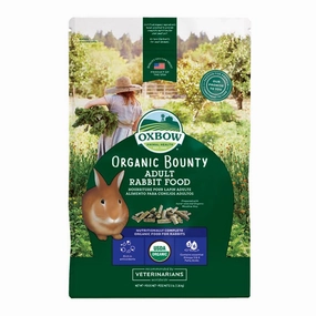 Oxbow Organic Bounty - Adult Rabbit Food 3lb hamster food guinea pig food rabbit hay rodent treats mouse food