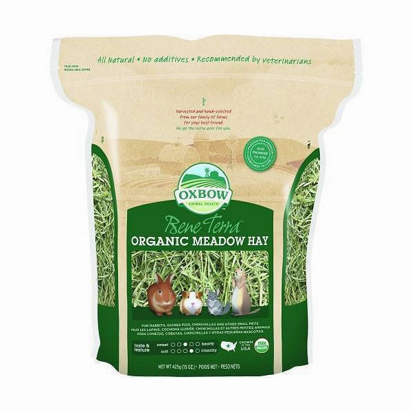 Oxbow Organic Meadow Hay 15oz puppy starter kit puppy crate puppy collar puppy pee pad puppy food