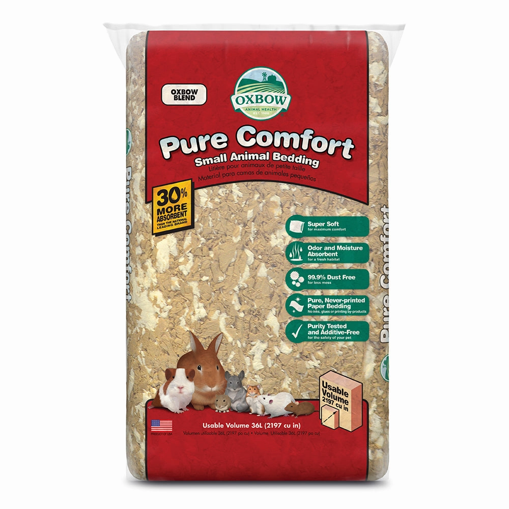 Oxbow Pure Comfort Small Animal Bedding Blend 36L puppy starter kit puppy crate puppy collar puppy pee pad puppy food