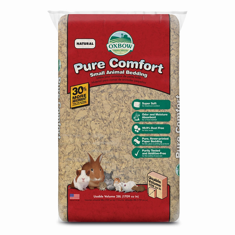 Oxbow Pure Comfort Small Animal Bedding Natural 28L puppy starter kit puppy crate puppy collar puppy pee pad puppy food