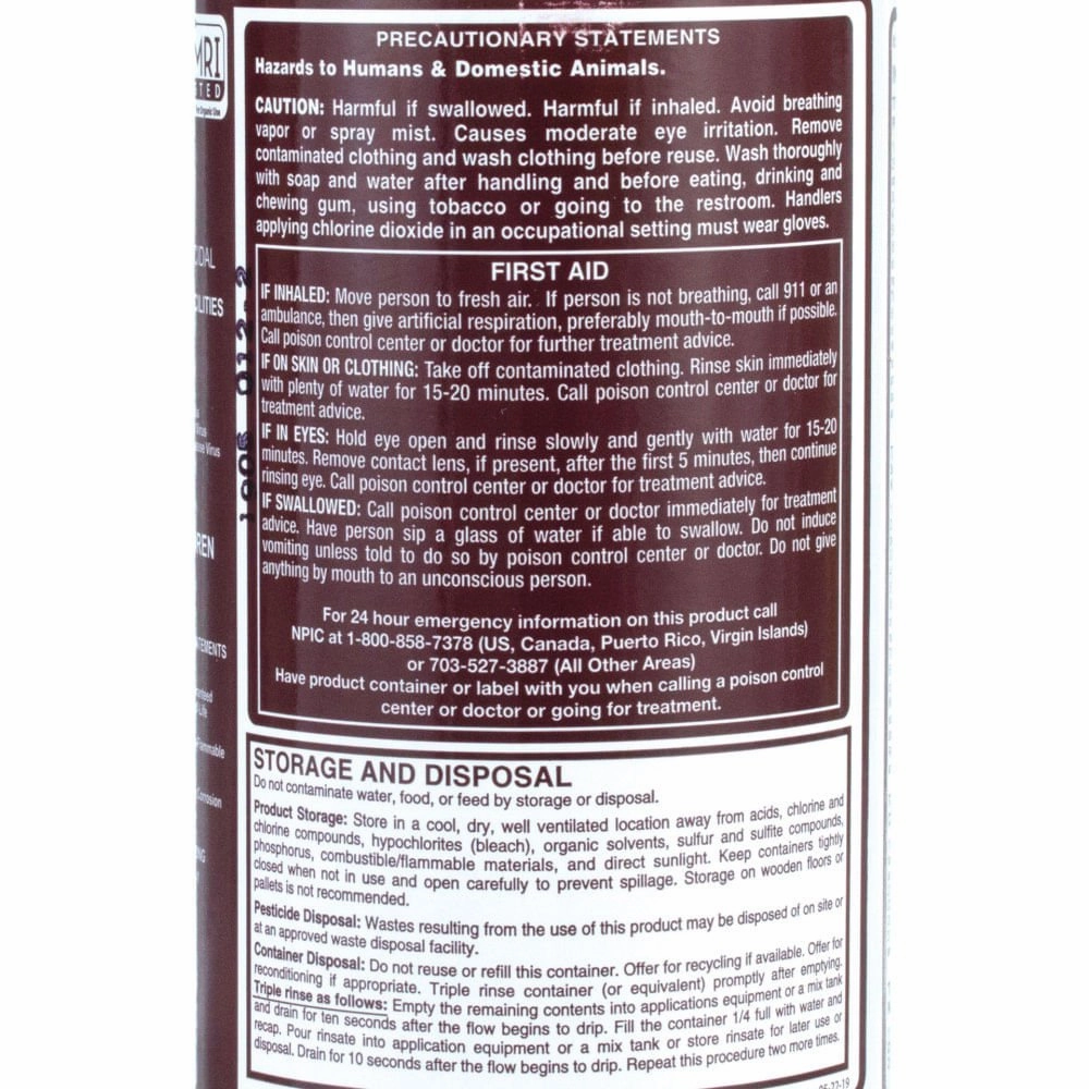 Oxine AH Sanitizer Disinfectant for Animal Facilities
