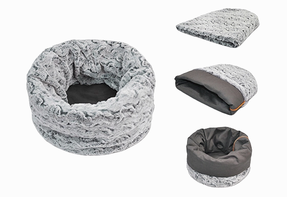 P.L.A.Y. Pet Beds  Snuggle Bed Husky Light Gray S dog pain relief hip joint supplement senior dog care pet arthritis aid dog skin supplement